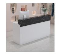 Modern Retail Checkout Counter Table with Lockable Drawer Front Desk Reception Table for Lobbies & SalonsStylish Receptionist Station 60cm/23.6in