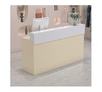 Modern Retail Checkout Counter Table with Lockable Drawer - Stylish Reception Desk for Lobbies, Salons & Stores, E-L60cm/23.6in, Perfect Front Desk Solution.