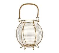 Modern Retro Egg Basket, Gold Finish