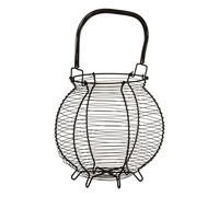 Modern Retro Egg Basket, Matte Black, Powder Coated