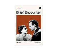 Modern Retro Movie Poster Brief Encounter(1) Canvas Poster Bedroom Decor Sports Landscape Office Room Decor Gift Unframe-style 12x18inch(30x45cm)