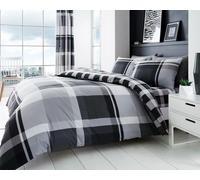 Modern Reversible DUVET COVER SET QUILT Bedding Pillow Cases Single Double King