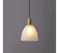 Modern RibbedE27 Ceiling for Kitchen Island & Dining Room Wooanging Fixture MiniSingle Head Design