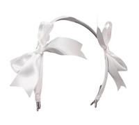 Modern Ribbon Bows Headband For Weddings Enhances The Bride Look With Graceful Charm Fashionable Bride Headpiece