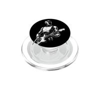 Modern Robot Guitarist Sci-Fi Music A.I. Design PopSockets PopGrip for MagSafe