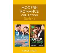 Modern Romance August 2025 Books 1-4 : The Heir Affair (Claimed by a Greek) / Pregnant Behind the Veil / Billion-Dollar Baby Shock / Forbidden Greek Mistress