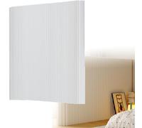 Modern Room Divider, Contemporary White Folding Paper Room Divider Privacy Screen for Indoor, Deformable Functional Decorative Freestanding Partition Room Divider,White-3x2m/9.84x6.5FT