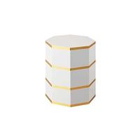 Modern Rotating Shoe Rack Stylish Metal Shoe Storage Cabinet with Door SpaceSaving Round Tower Design for Hallway and Entryway Organization