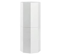 Modern Rotating Shoe RackStylish Metal Shoe Organizer Cabinet with Door Round Tower Design for Entryway and Corridor Storage SpaceSaving Solution