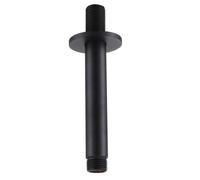 Nes Home Modern Round 120 mm Matte Black Ceiling Shower Arm