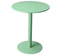 Modern Round Bistro Pub Table - Matte Green Iron Top Cocktail Table for Living Room & Restaurant 16" Circular Standing Bar Table Stylish &Design