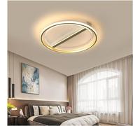 Modern Round Ceiling Lamp Simple Indoor Light LED Smart Remote Control Dimming Compatible with Study Room Bedroom Living, Luxury