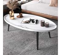 Modern round coffee table - a stylish center table with solid legs, featuring a compact design that is perfect for small spaces.