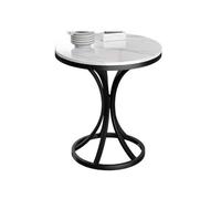 Modern Round Coffee Table for Living Room with Storage Shelf, Versatile Sofa & Bedside Table, Compact Design for Small Spaces, Stylish Side Cabinet Ideal for Bedroom & Living Room