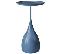 Modern Round Coffee Table - Mid-Century Metal Pedestal Design, Stylish Bedside & Leisure Table for Living Room & Balcony, Versatile Tea Table for Home Decor