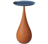 Modern Round Coffee Table - Mid-Century Metal Pedestal Design, Versatile Bedside & Leisure Table for Living Room, Balcony, and Tea Time - Stylish Home Furniture