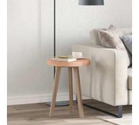 Modern Round Dining Table in Solid Oak with Brown h - Sk Design for Indoor & Outdoor Use, Easy-Clean, Structure, Perfect for Family Gatherings & Entertaining