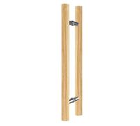 Modern Round Door Handle - Push Pull Design for Sliding Glass, Barn, and Interior or Exterior Doors, Includes Accessories for Easy Installation