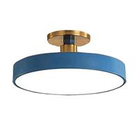 Modern Round Flush Mount LED Ceiling Light Fixture for Living Room, Bedroom, Kitchen, Hallway & Restaurant - Sleek Contemporary Design, Energy Efficient Illumination