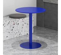 Modern Round High Top Table, 40.5×62/72cm Tall Side Table, Sturdy Pedestal Cocktail Table for Balcony, Home Bar, Cafe, Commercial Dining,Dessert Spots #3,62cm