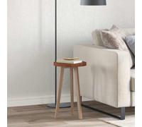 Modern Round Oak Dining Table - Solid Wood with Brown h, Sk Design for Ele Interiors, Easy Maintenance, Perfect for Dining Rooms and Gatherings