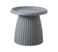Modern Round Pedestal Coffee Table - Nordic Style Mini Side Table for Balcony or Living Room - Simple Design