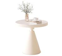Modern Round Pedestal End TableDrink Table for Smals Black i Table for Living Room & Bedroom SpaceSaving Design