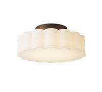 Modern Round Pendant Light LED Ceiling Hanging Lamp Island Pendant Lights for Kitchen Dining Room Lighting Fixture Adjustable Height Chaners with Pleated PVC Shade