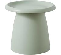 Modern Round Plastic Coffee Table - Nordic Mushroom Design, Mini Side Table for Balcony, Simple & Stylish (Size: 45x50cm, Color: Green A)