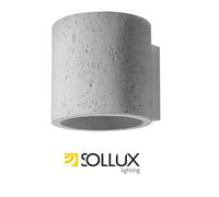 Sollux Lighting Orbis Concrete Grey 1 Light Classic Wall Light