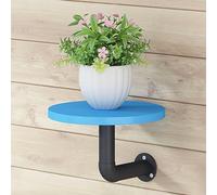 Modern Round Wall Shelf - Space-Saving Iron Wall Mounted Shelves for Plants and Decor, Multi-Color Storage Organizer