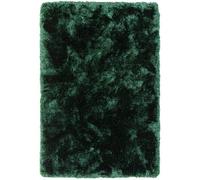 Modern Rug, Anti-Shed Luxurious Rug For Bedroom, Plain Emarald Diningroom Rug, 75mm Pile Plain Shaggy Rug-140Cm X 200Cm