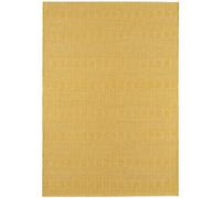 Modern Rug, Handmade Wool Rug For Livingroom, Easy To Clean Cotton Geometric Rug, 4mm Thick Mustard Rug-100Cm X 150Cm