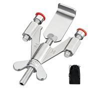 Modern Rustproof Metal Door Stop Without Tool Suitable for All Floor Types Quiet & Secure Design Denial Drill Door Block