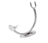 Modern Rustproof Metal Shaver Stand with Elegant Design and Wide Base for Secure Sink Placement Single Head Shaver Stand Bathroom Organizers Metal Alloy Holder Sturdy Shaving Accessory Modern Display