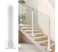Modern s Railing PostWhite MetalColumn for Villas & Hotels Interior il Hardware Includes Screws& Design for Contemporary Spaces