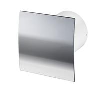 Modern Satin Bathroom Extractor Fan 100mm With Timer