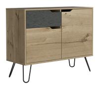 Modern Scandi Style Pine Effect Living Room Furniture Sideboard Bookcase Tables