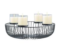 Modern Scandinavian Black Metal Candle Holder Tealight Holder