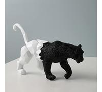 Modern Sculpture Home Decor Statue Morden Polyresin Geometric Ornament Cafes Animal Abstract Art Figurines Ornaments decoration Birthday Black Leopard
