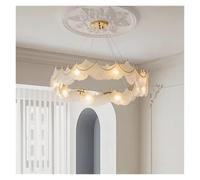 Modern Shell Pearl Ceiling Chandelier Dining Room Living Room Bedroom Led Pendant Lights Hanging Lamps Ocean Style Room Decor, Luxury(65cm)