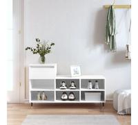 vidaXL Shoe Cabinet White 102x36x60 cm Engineered Wood