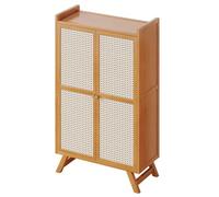 Modern Shoe Rack Organizer - 5/7-Tier Shoe Storage Cabinet with Doors for Entryway, Closet, Living Room & Bedroom - Stylish Free Standing Shoe Organizer for Home