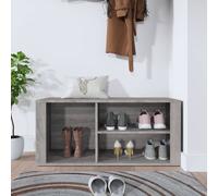 Modern Shoe Rack Storage Cabinet Home Shoe Cupboard Organiser Engineered Wood