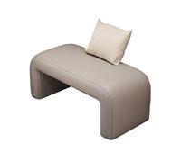 Modern Shoe Shine Stool for Entryway Bedroom Bench Decorative Furniture (Gray 100cm) - Stylish & Functional Storage Solution for Home