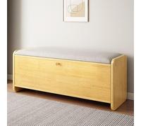 Modern Shoe Storage Cabinet with 2 Flip Drawers - Stylish Entryway Shoe Yellow Tipping Bucket Rack for Bedroom & Living Room Space-Saving Design for Apartments.