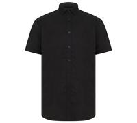 Modern Short Sleeve Oxford Shirt Henbury Black M