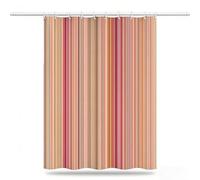 Modern Shower Curtains for Bathroom 180x240cm, Long Waterproof Bath Curtain, Extra Large Polyester Fabric Window Drapes with 12 Hooks, Weighted Hem Showering Panel, Stripe Curtains 72x96inch, Model594