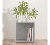 Vidaxl Side Table Concrete Grey 33X33X34.5 Cm Engineered Wood