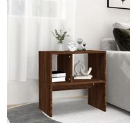 vidaXL Side Table Brown Oak 50x30x50 cm Engineered Wood